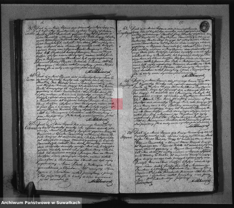 image.from.unit.number "Duplikat Aktów Urodzonych Zaślubionych i Zeszłych Urzędnika Stanu Cywilnego Parafij Filipowskiey z Roku 1834-go"