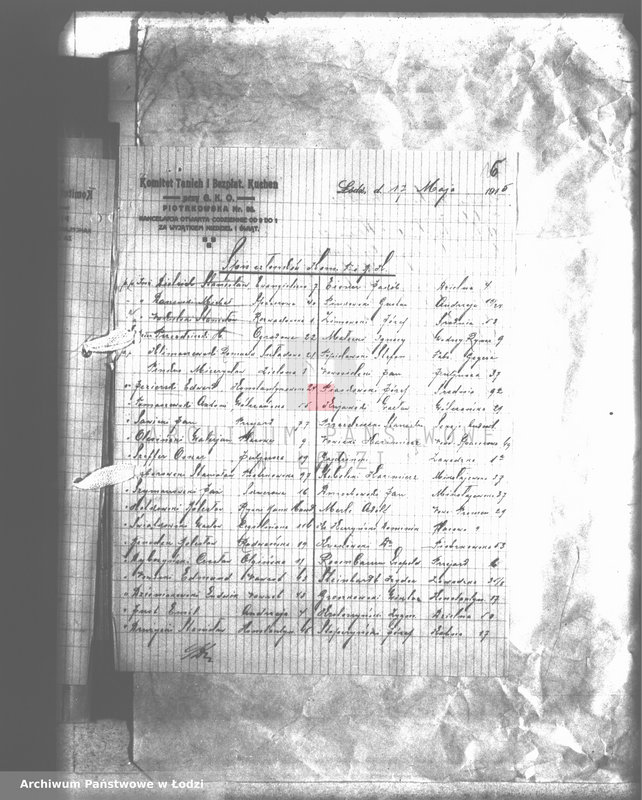 Obraz 12 z jednostki "Korespondencja w sprawie biletów wolnej jazdy"