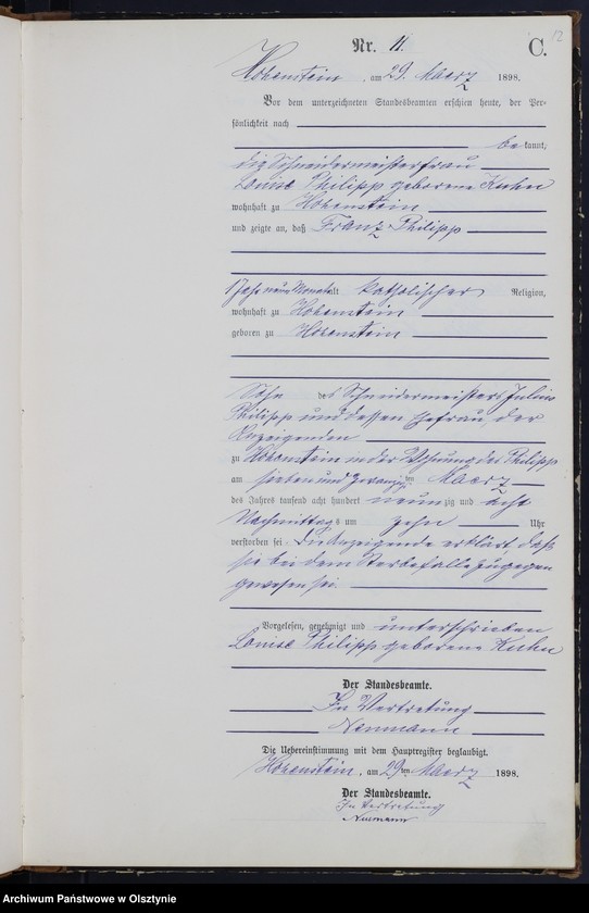 image.from.unit.number "Sterbe-Neben-Register Nr 1 - 58"