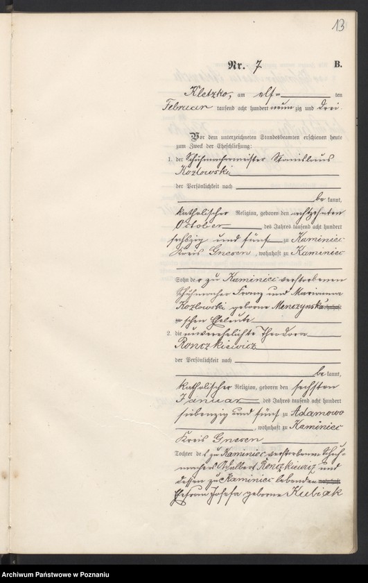 image.from.unit.number "Księga małżeństw"