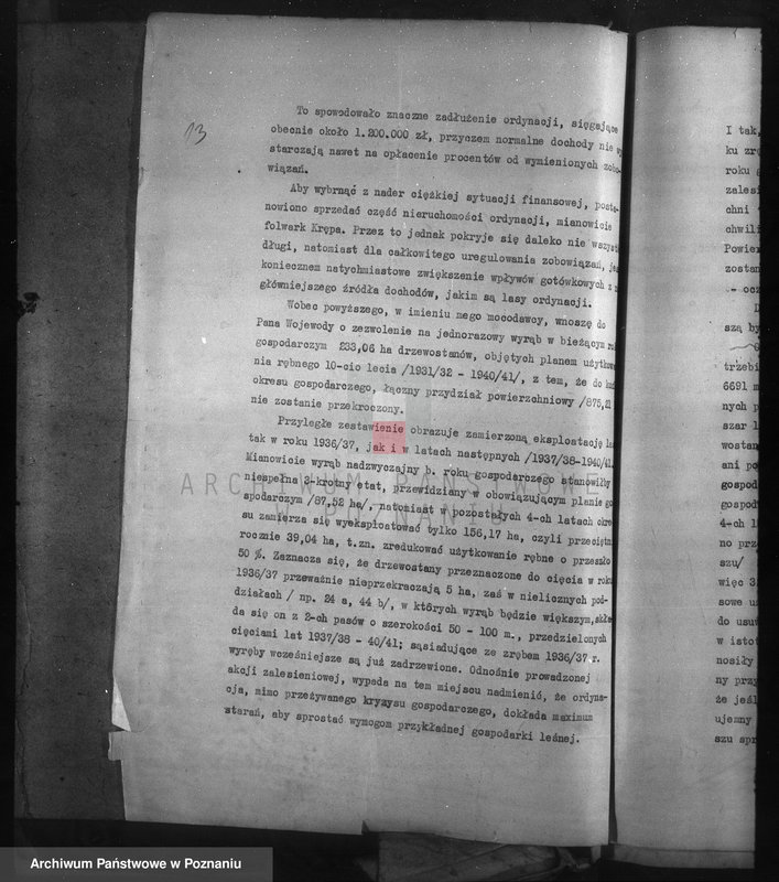 Obraz 17 z jednostki "Majętność /leśna/ Przygodzice w powiecie ostrowskim"