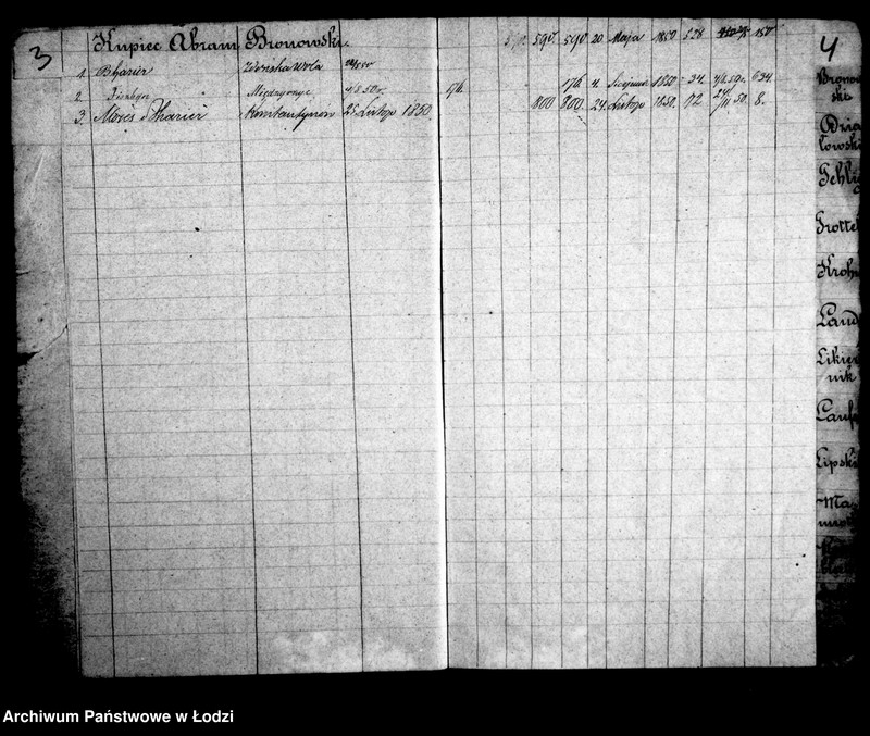 Obraz 6 z jednostki "Kontrola przędzy bawełnianej do miasta Łodzi sprowadzonej w 1850 r."