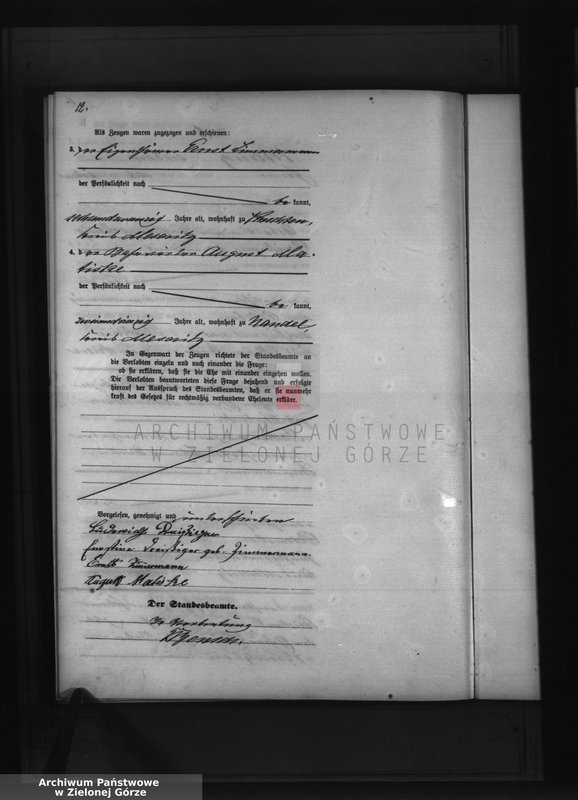 Obraz 14 z jednostki "Heirats-Haupt-Register"