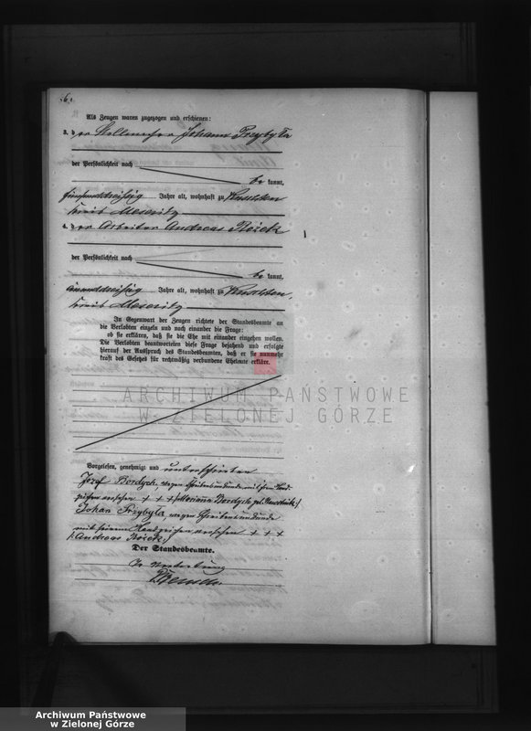 Obraz 8 z jednostki "Heirats-Haupt-Register"