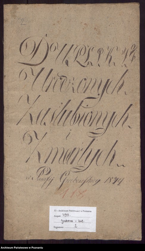 Obraz 2 z jednostki "Duplikaty Urodzonych, Zaślubionych i Zmarłych."