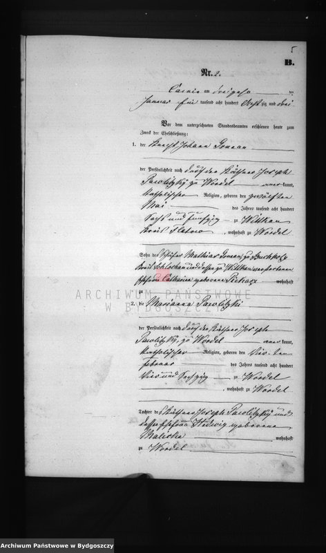 image.from.unit.number "Akta małżeństw - pierwopis nr 1-6"