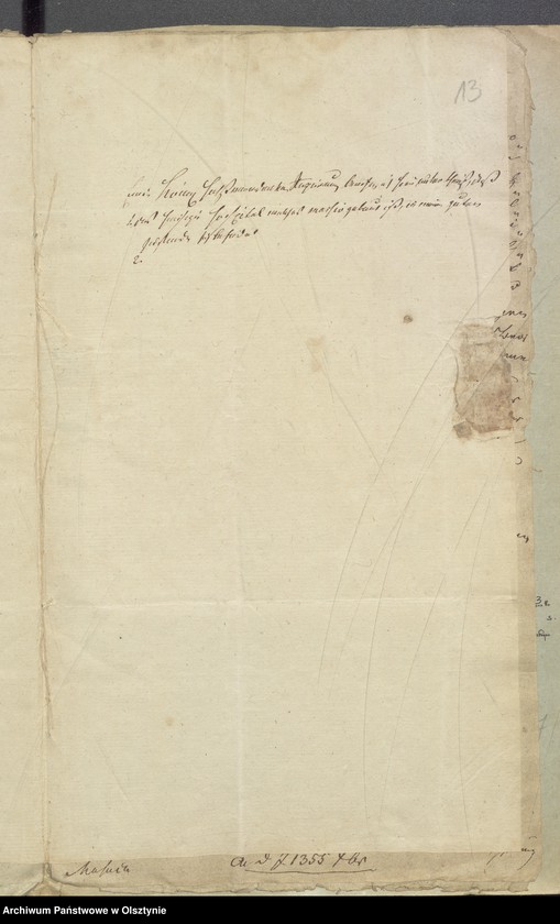 image.from.unit.number "Nachweisung von dem Hospital und der Kirche Armen Casse bey der Königliche Kirche Widminnen"