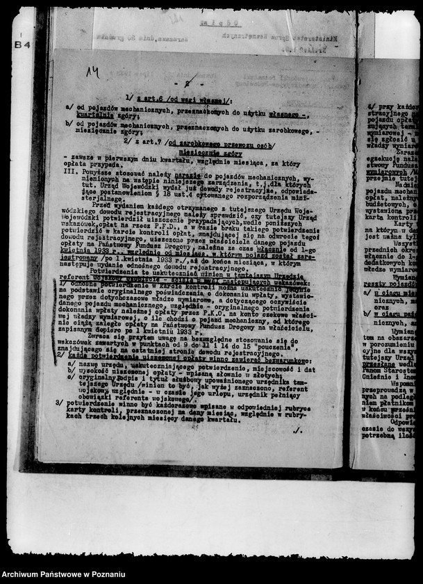 Obraz 19 z jednostki "Zbiór ogólników władz nadrzędnych"