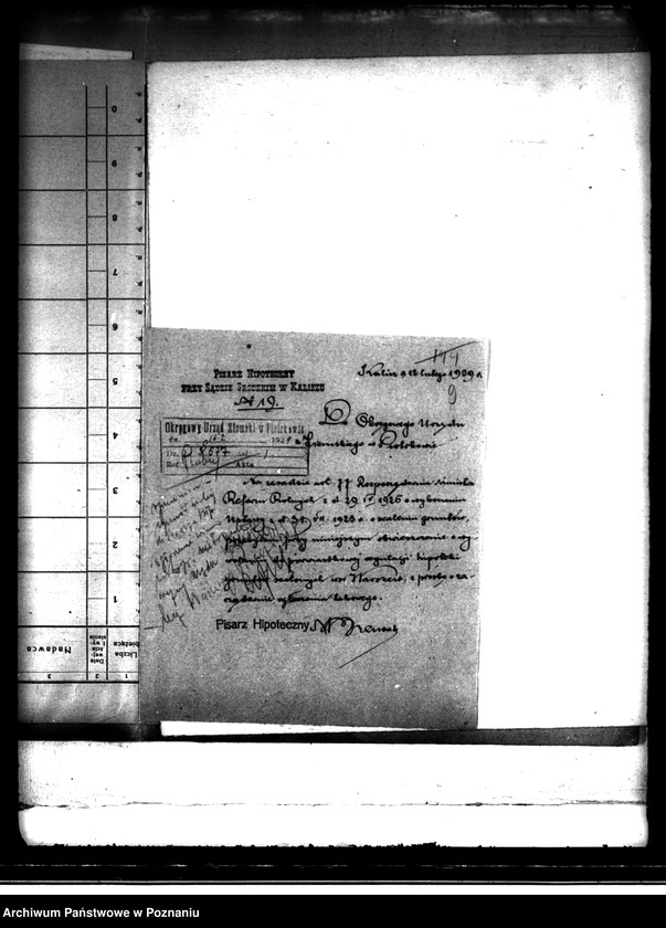 Obraz 13 z jednostki "Regulacja hipoteczna scalonych gruntów we wsi Warszów powiatu kaliskiego"