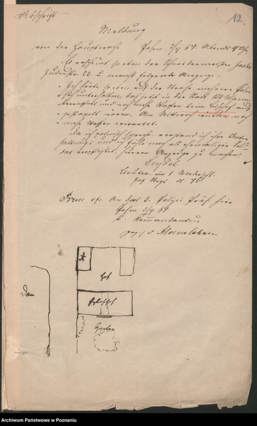 Obraz 19 z jednostki "A. betr. die Auskunft über Inländer Lit. A"