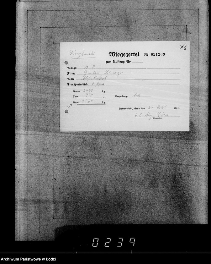 Obraz 10 z jednostki "22. Kassenbelege nr 5732- 5998"