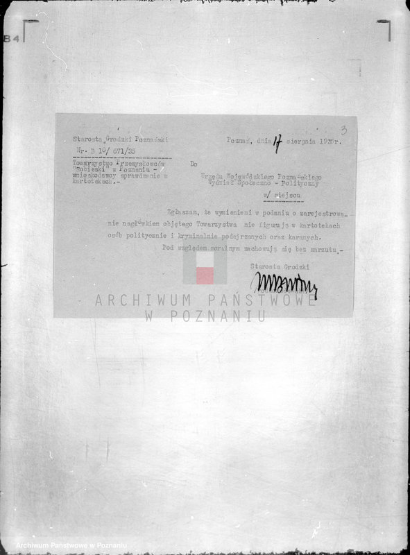 Obraz 7 z jednostki "/Towarzystwo Przemysłowe,,Sobieski" Poznań/"