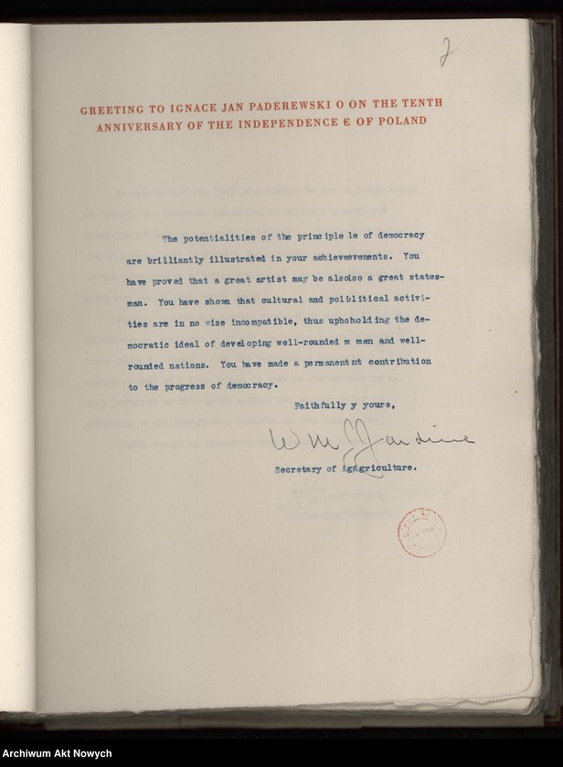 image.from.unit.number "The Kosciuszko Foundation. To Ignace Jan Paderewski - Artist, Patriot, Humanitarian. Album z życzeniami przedstawicieli społeczeństwa amerykańskiego i Polonii z okazji 10-lecia Polski Odrodzonej. Życzenia podpisali m.in. C. Coolidge, H. Hoover, F. D. Roosvelt, Ch. Dawes, T. H. Bliss, E. M. House, Ch, Hughes, J. Pershing, R. Lansing, J. D. Rockefeller"