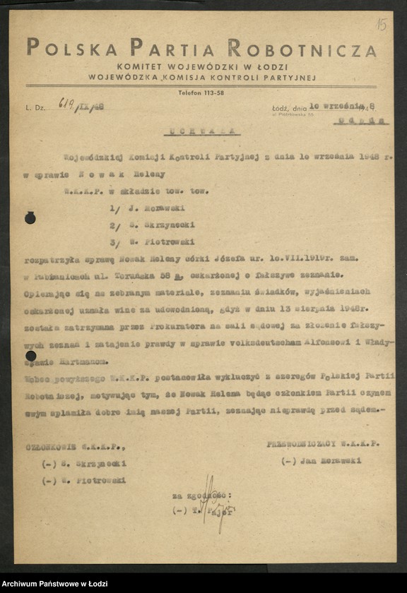 Obraz 16 z jednostki "Uchwały Komisji"