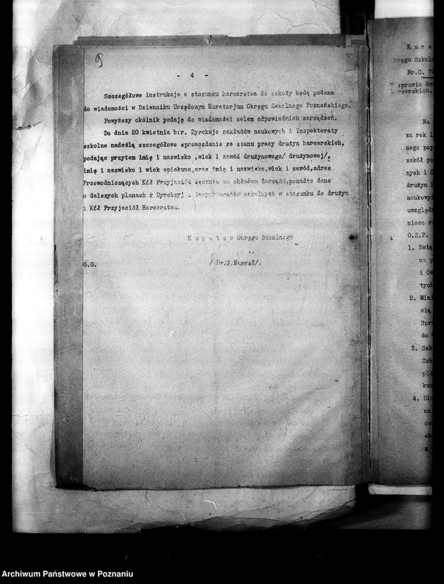 Obraz 13 z jednostki "[Sprawozdania ze stanu organizacyjnego i pracy drużyn harcerskich w szkołach]"