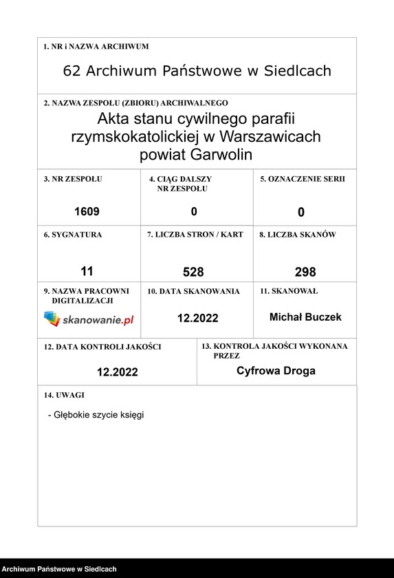 image.from.unit.number "Akta małżeństw- unikat do aktu nr 12 z 19 lipca 1916 roku"