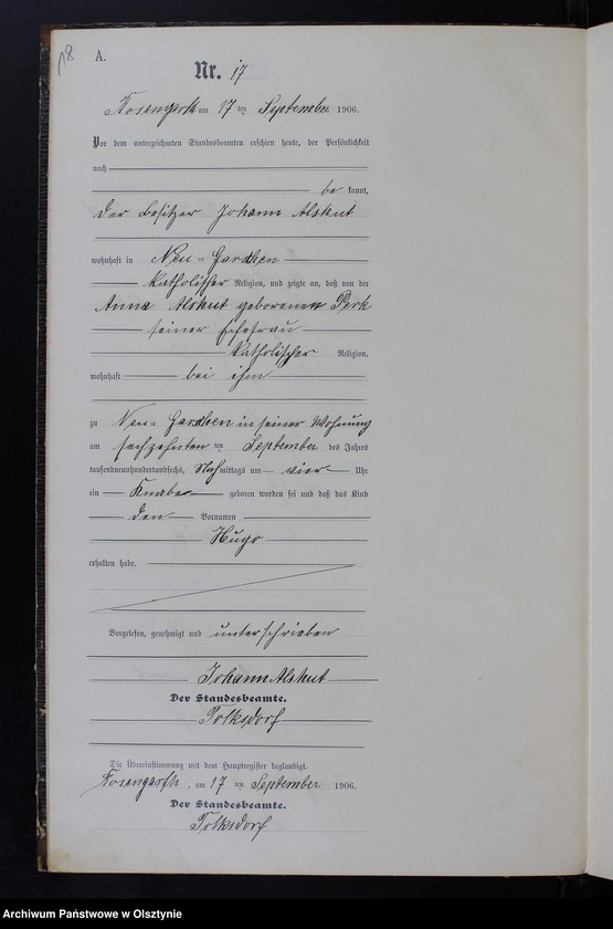 image.from.unit.number "Geburts-Neben-Register Nr 1 - 21"
