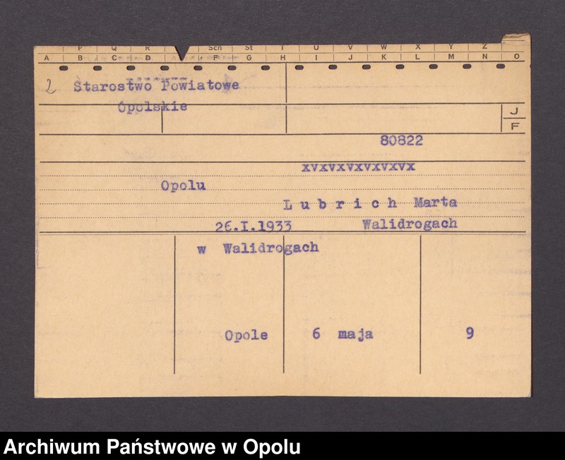 Obraz 4 z jednostki "[Kasperek Agnes, zam. Beuthen]"