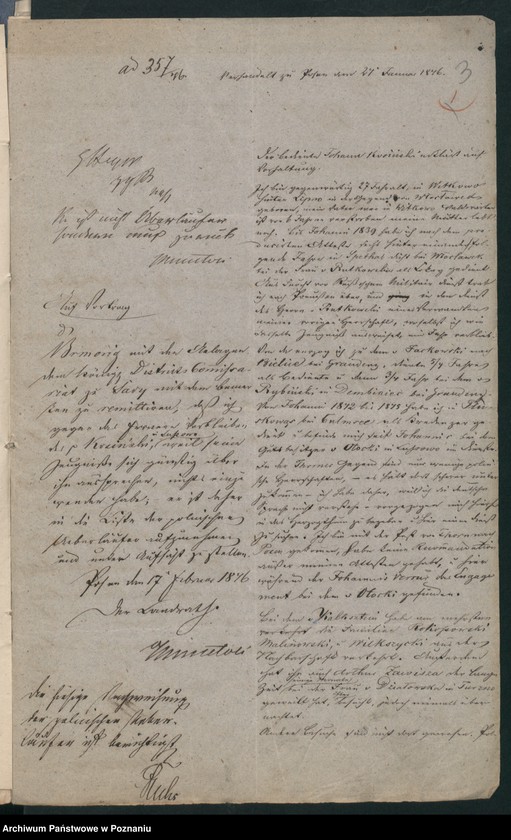 Obraz 6 z jednostki "A. betr. Johann Kosinski alias Grudowicz"