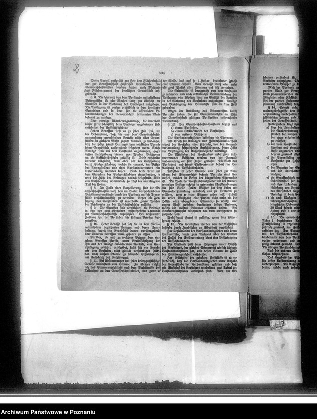 Obraz 6 z jednostki "Die Bildung der Entwaesserung Genossenschaft Wilsche im Kreise Jarotschin"