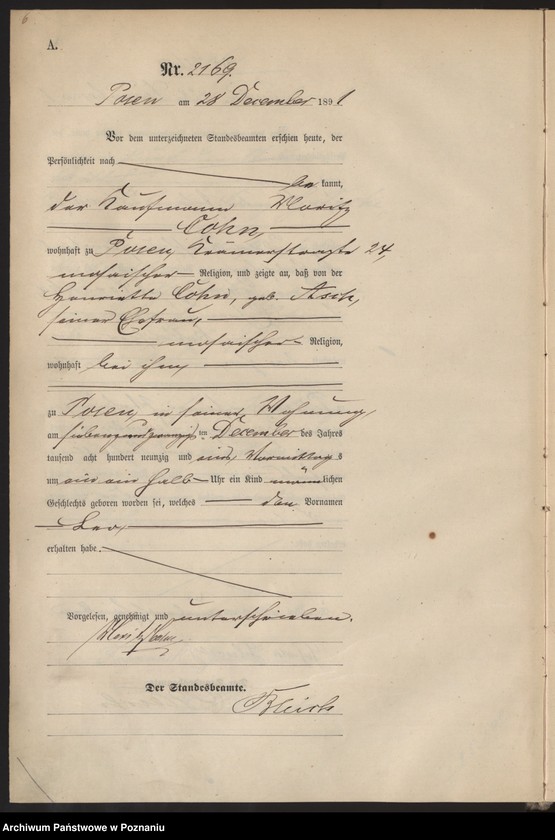 Obraz 9 z jednostki "Księga urodzeń t. VI"