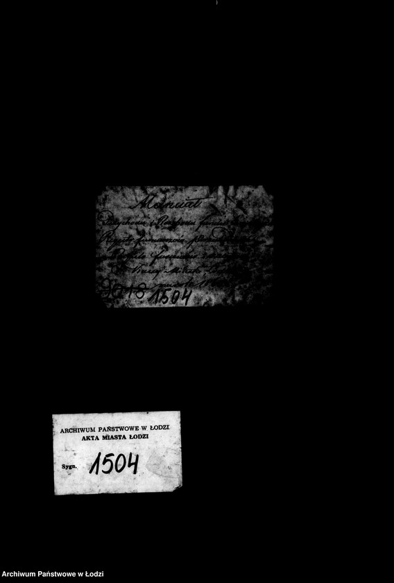 Obraz 4 z jednostki "Manuał przychodu i rozchodu funduszów gminnych, regestr funduszów przechodnich, regestr forszusów i zaległości kasy m. Łodzi na r. 1860"