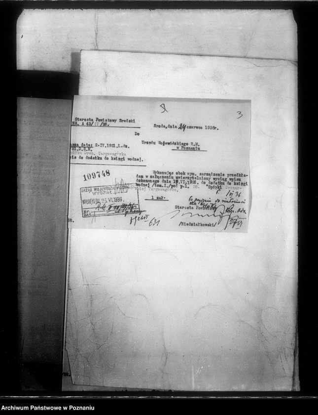 Obraz 6 z jednostki "Spółka drenarska w Targowej Górce powiatu średzkiego"