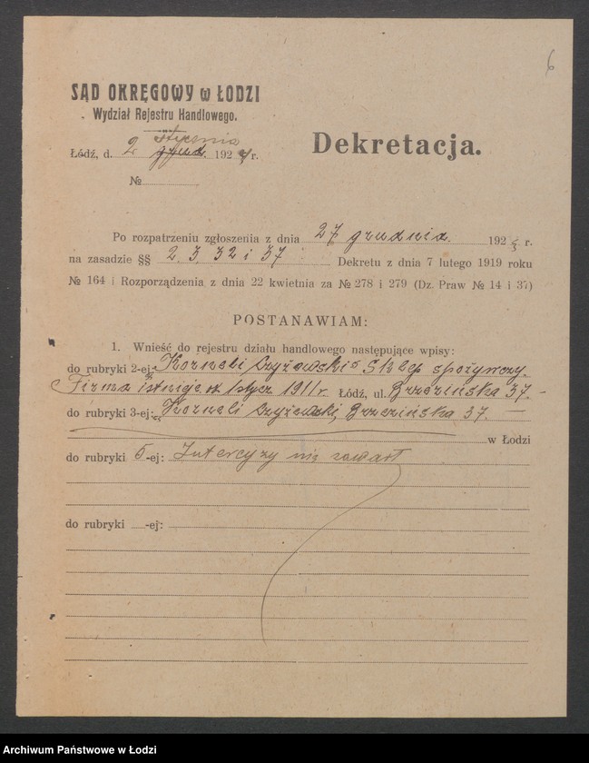 Obraz 8 z jednostki "Kornel Czyżewski – sklep spożywczy"