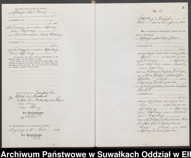 image.from.unit.number "Heiraths-Neben-Register des Preussischen Standes-Amtes Angerburg Kreis Angerburg"