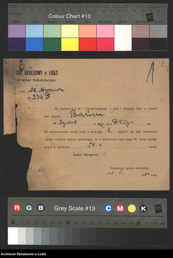 Obraz 4 z jednostki "Abe Baum – młyn Zgierz"