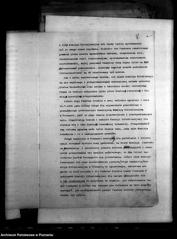 Obraz 12 z jednostki "Sprawy szczegółowo-administracyjne , agrarna reforma"