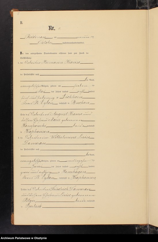 image.from.unit.number "Heiraths-Neben-Register Nr 1 - 9"