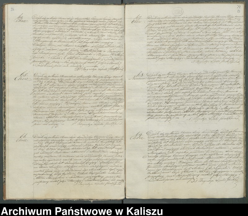 Obraz 16 z jednostki "Książka duplikat aktów urodzeń, zaślubień i zejść"