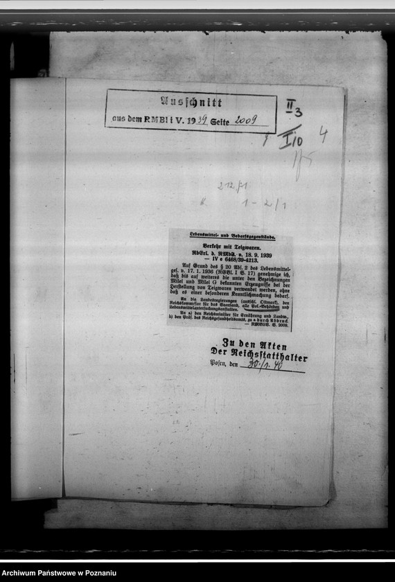 Obraz 8 z jednostki "Lebensmittelgestzgebung. Gewerbeaufsicht. Seuchengefahr bei Verarbeitung russischer Lumpen."