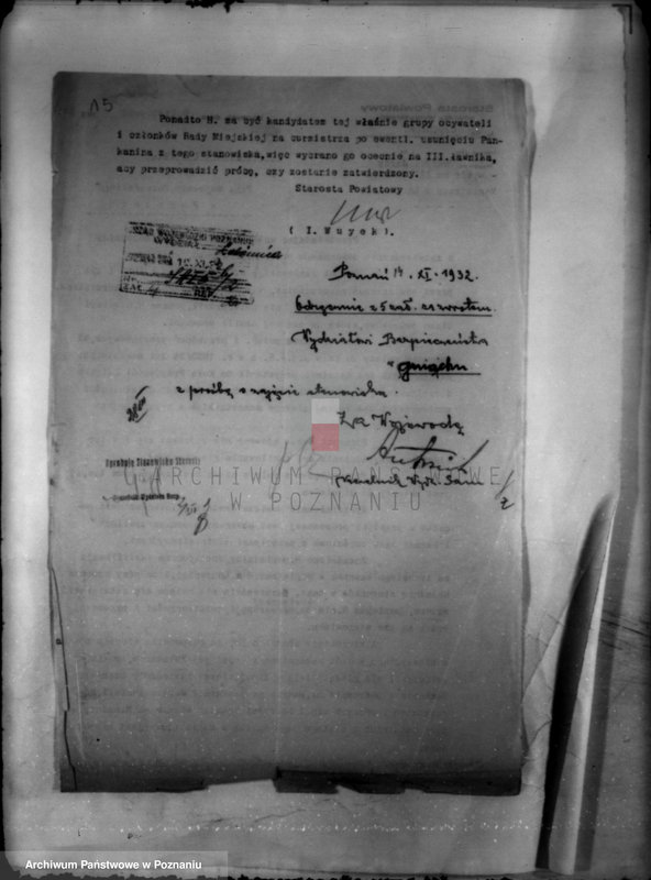 Obraz 19 z jednostki "Miasto Łobżenica /powiat wyrzyski/ członkowie magistratu"