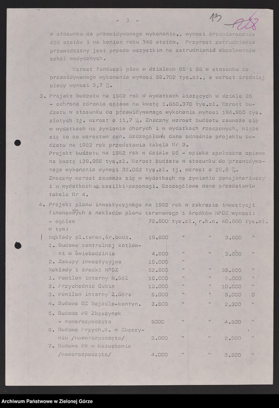 image.from.unit.number "Protokóły z posiedzeń Komisji Zdrowia, Spraw Socjalnych i Ochrony Środowiska Wojewódzkiej Rady Narodowej w Zielonej Górze"