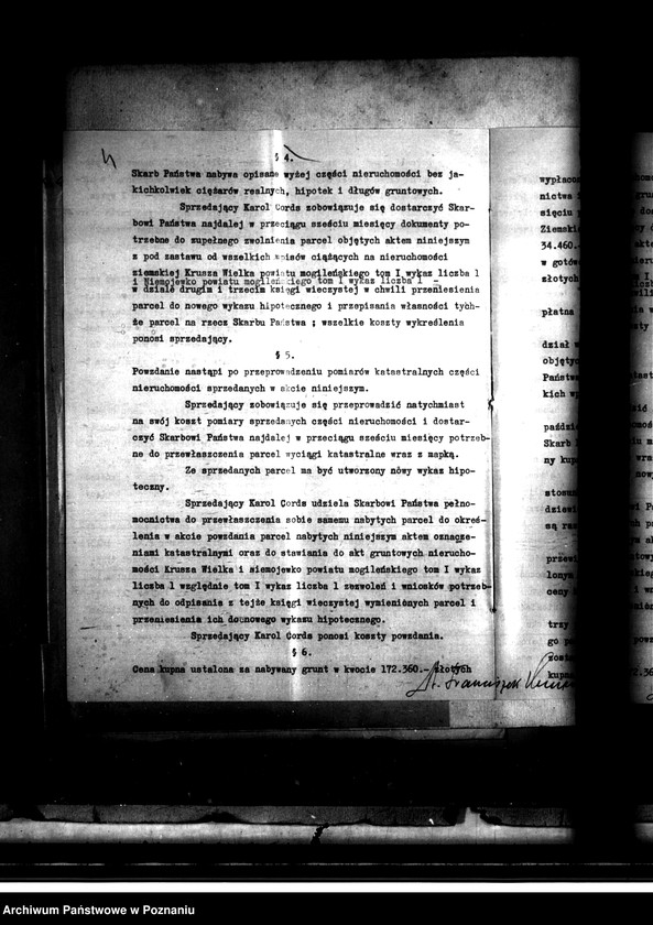 Obraz 7 z jednostki "Majątek Krusza Wielka bI Niemojewko nabycie nieruchomości w trybie art. 8 ustawy o wykonaniu reformy rolnej"