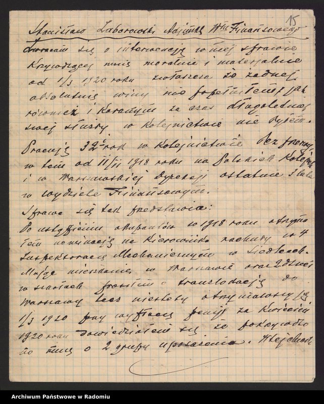 image.from.unit.number "[Materiały dotyczące działalności publicznej Franciszka Kapelińskiego]"