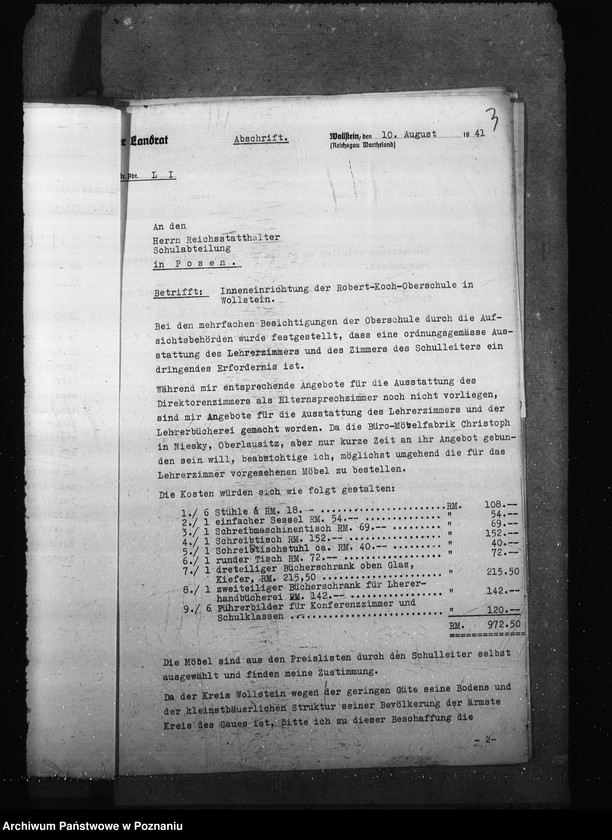 Obraz 7 z jednostki "Einrichtung der Oberschulen"