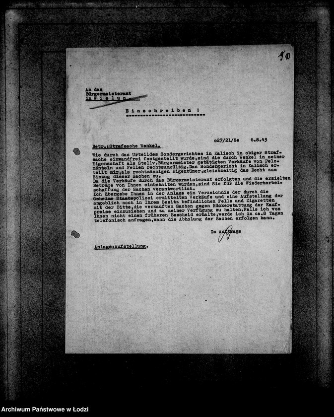 Obraz 15 z jednostki "Beschlagnahme Strafsachen"