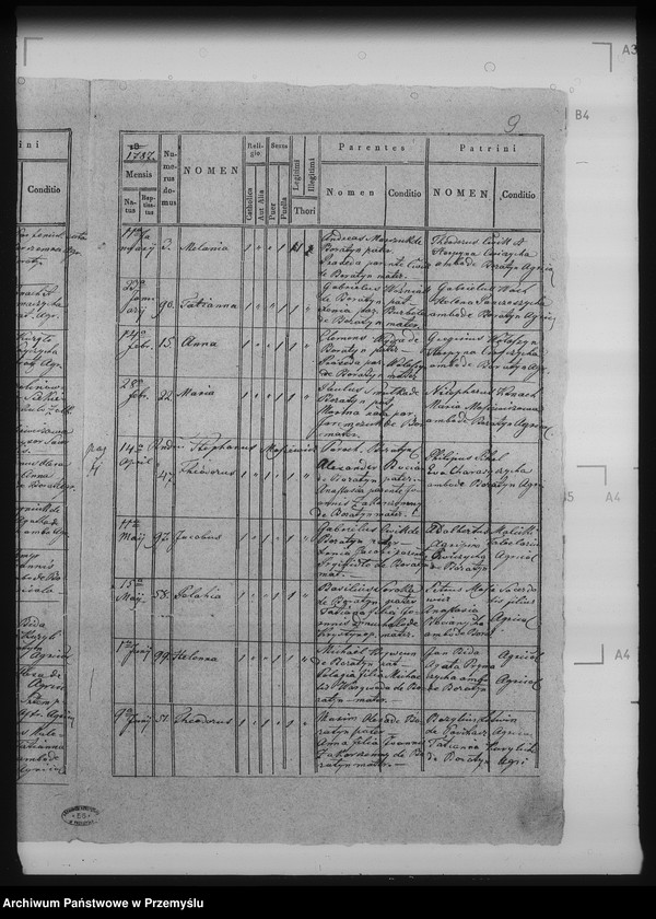 Obraz 15 z jednostki "[Kopie ksiąg metrykalnych parafii Boratyn wieś Boratyn (dekanat Bełz)]"