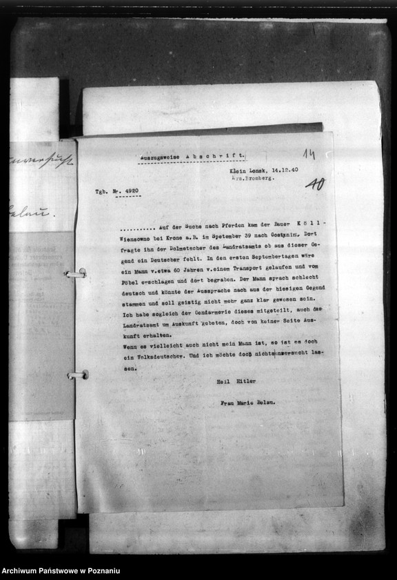 Obraz 17 z jednostki "Richard Belan aus Kleinlonsk, Kreis Bromberg (Bydgoszcz)"