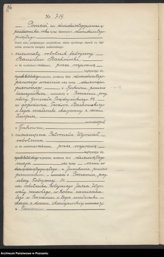 image.from.unit.number "Księga miejscowa małżeństw tom IV [Rejestr główny małżeństw]"