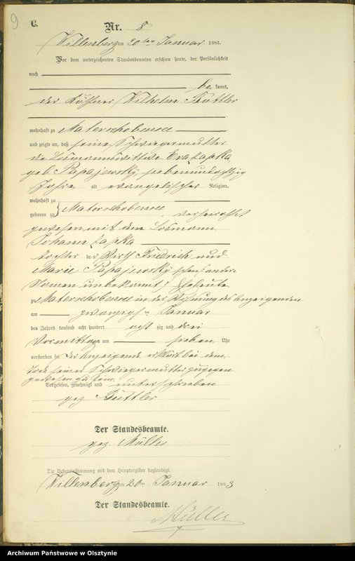 image.from.unit.number "Sterbe-Neben-Register Nr 1 - 161"