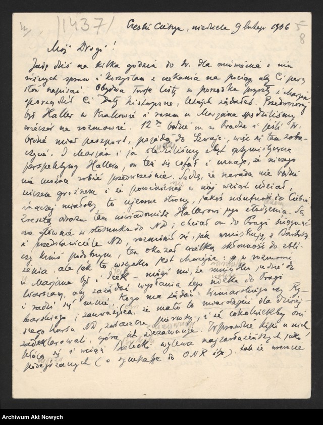 Obraz 9 z jednostki "Kot Stanisław, historyk, działacz Stronnictwa Ludowego. Sytuacja w Polsce. Kontakty polityków opozycyjnych. Pismo "Szaniec" nr 11 z 1928 r."