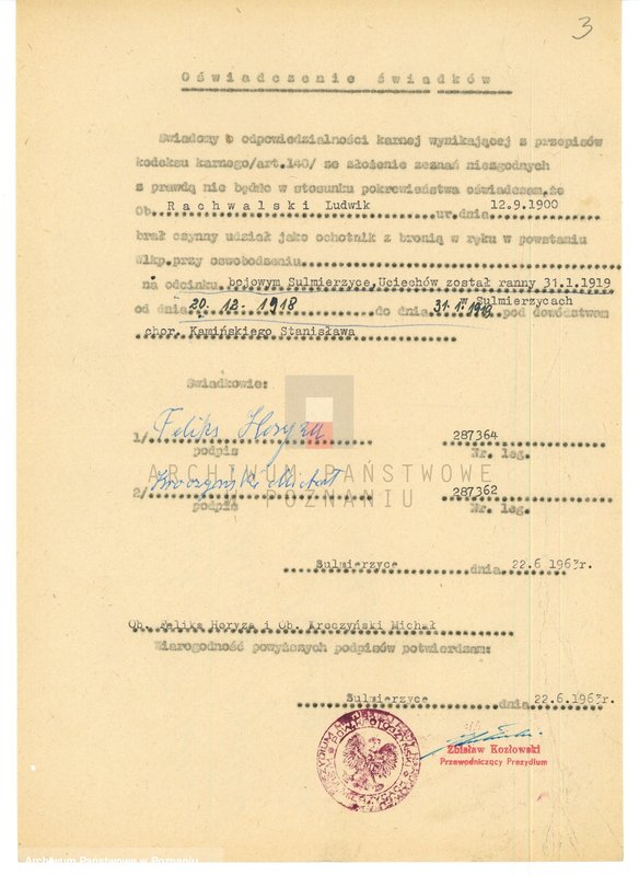 Obraz 18 z jednostki "Życiorysy powstańców wielkopolskich: R - tom l /Rachwalski Ludwik - Recki Wacław/."