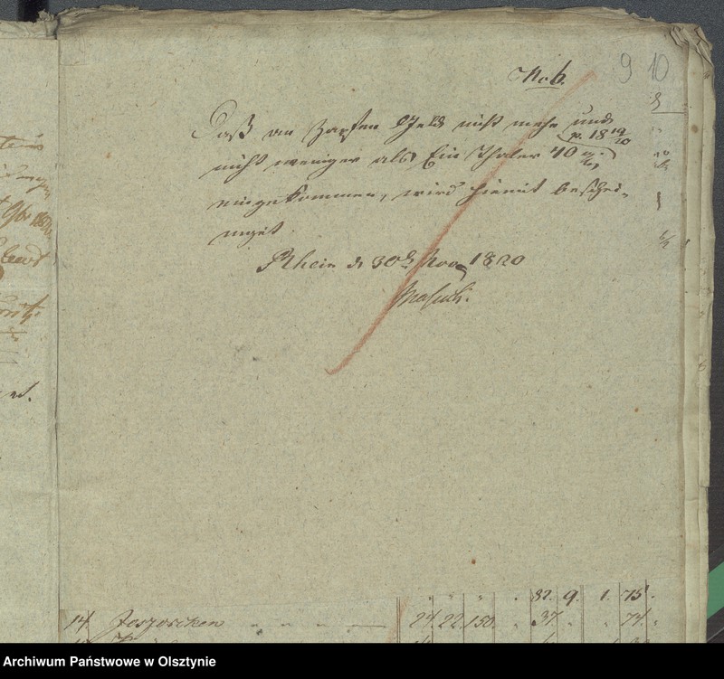 Obraz 11 z jednostki "Beläge zur 1819/1820 Rheinschen Kirchen Cassen Rechnung"