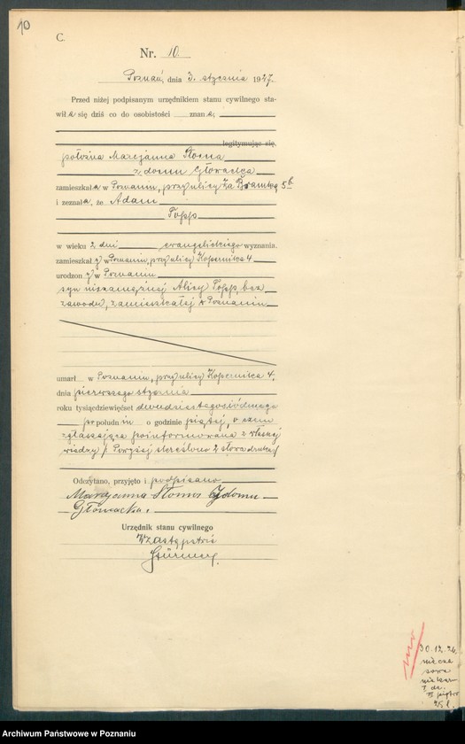 image.from.unit.number "Księga miejscowa zgonów tom I [Rejestr główny zgonów]"