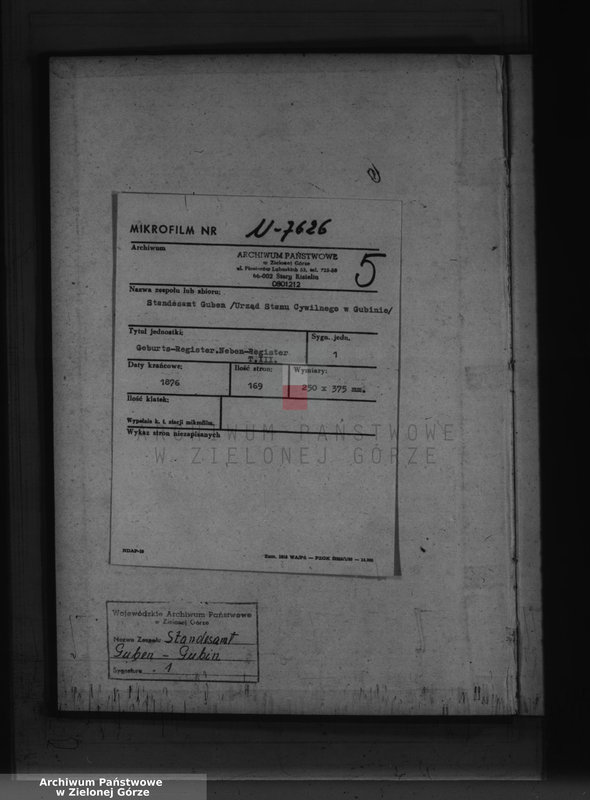 image.from.unit.number "Geburts-Neben-Register, Band III von No 812 bis No 980"