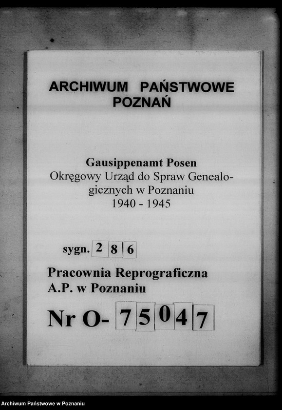 Obraz 1 z jednostki "Einziehungsprotokolle [ksiąg kościelnych] Kreis Wollstein [powiat wolsztyński]"